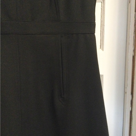 Cute Knit Black Banana Republic Dress with Stitching Details - Picture 2 of 7